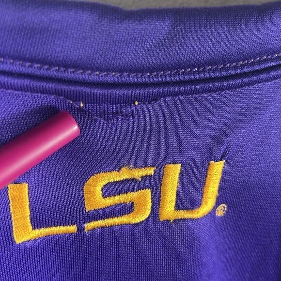 🏈🏀 Vintage LSU Louisiana StateTigers NIKE “Center Swoosh” Crewneck Sweatshirt - Picture 11 of 12